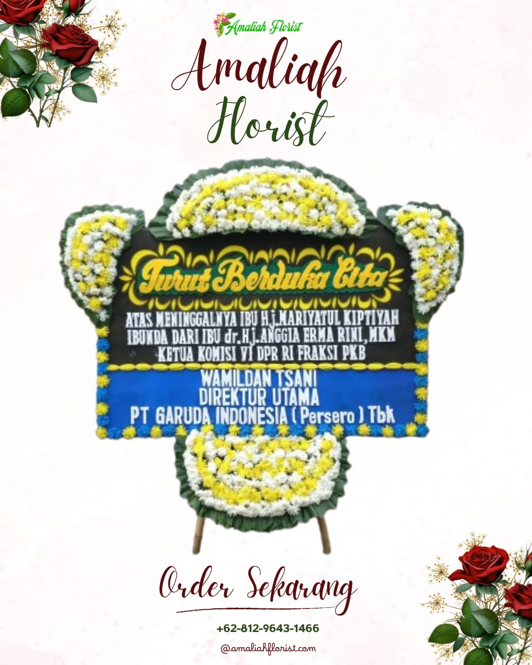 Papan Bunga Duka Tanjungkerta